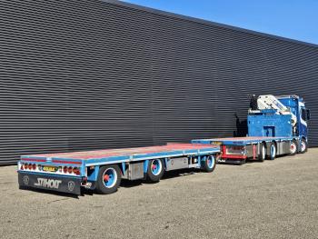 Scania R520 V8 8x2/6 / HMF 70 tm + JUMBO AANHANGER